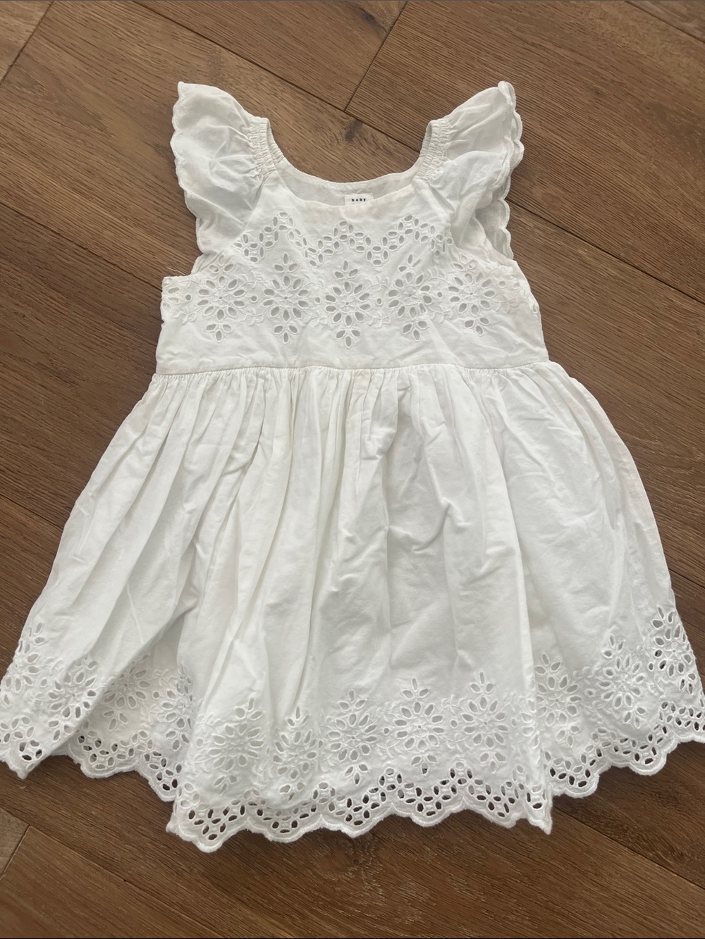 GAP 3T white dress